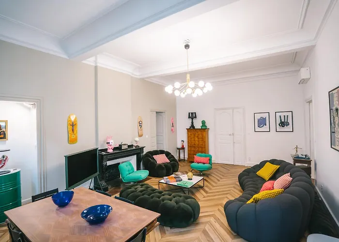 Апартаменты Luxueux-climatisation-3 Chambres-2sdb-garage -aj